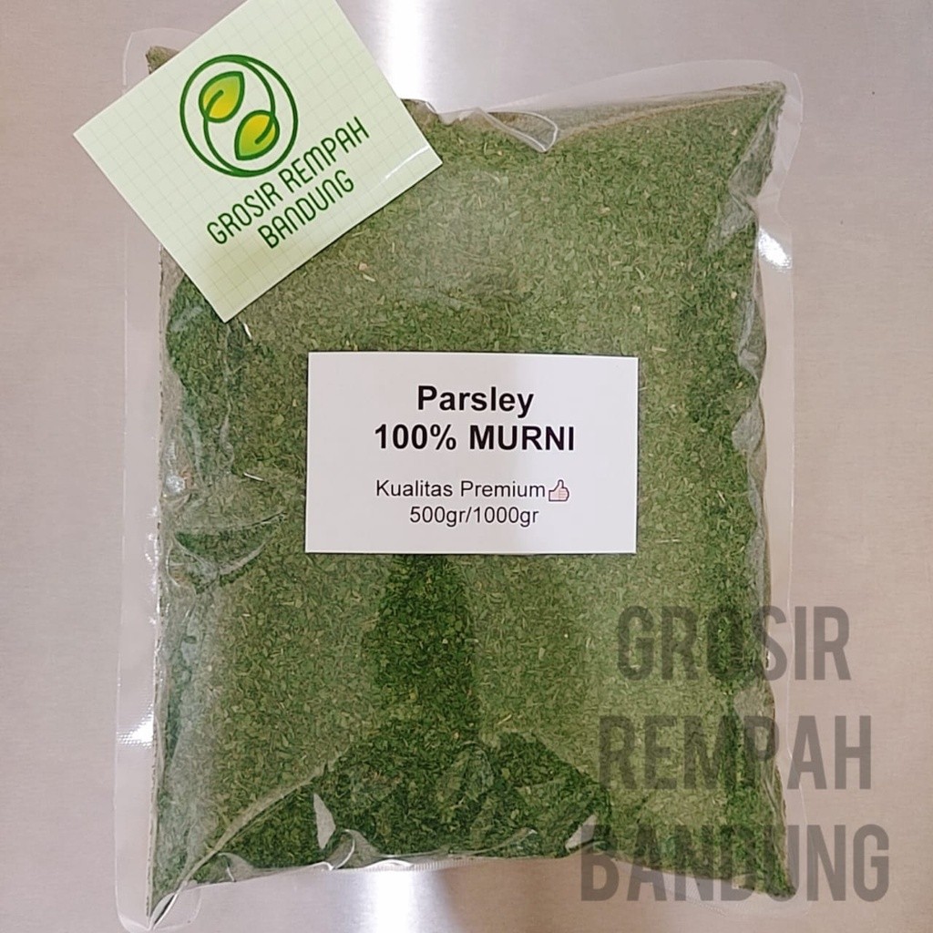 

Parsley / Parsley Kering Import USA / Bersih Pilihan / Rempah / Kualitas Terbaik