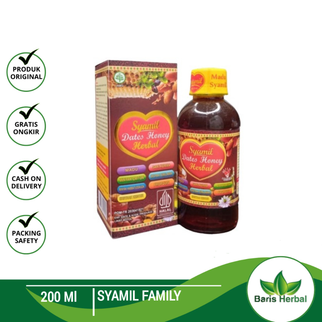 

Syamil Dates Honey Madu Lengkap Keluarga 200 ml ORIGINAL