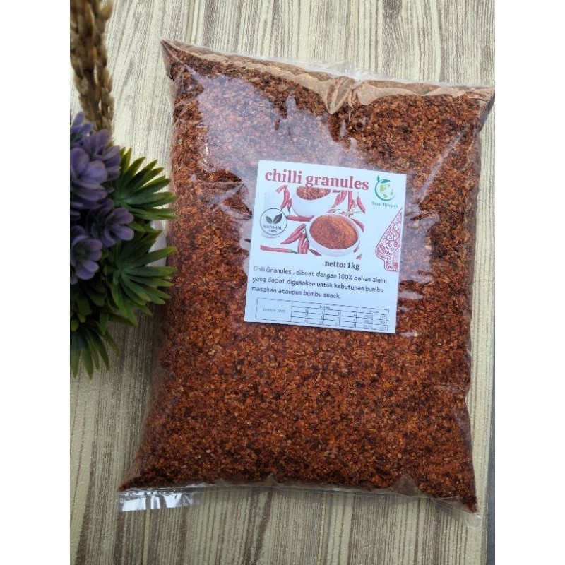 

Chili Granules 1 kg/cabe Bubuk Kasar