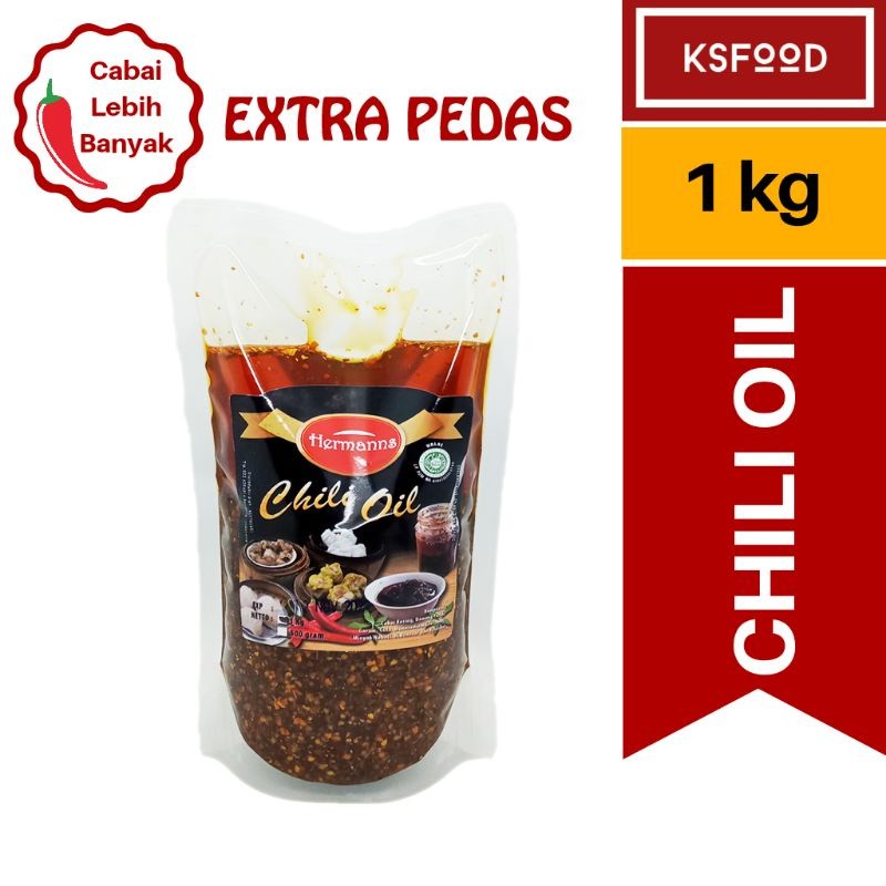 

Chili Oil / Minyak Cabai Extra Pedas 1 Kg