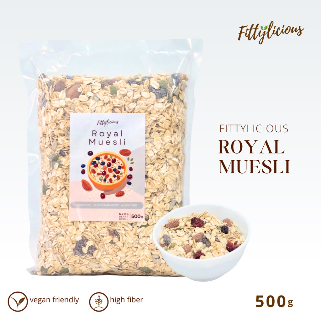 

Fittylicious Muesli 500gr