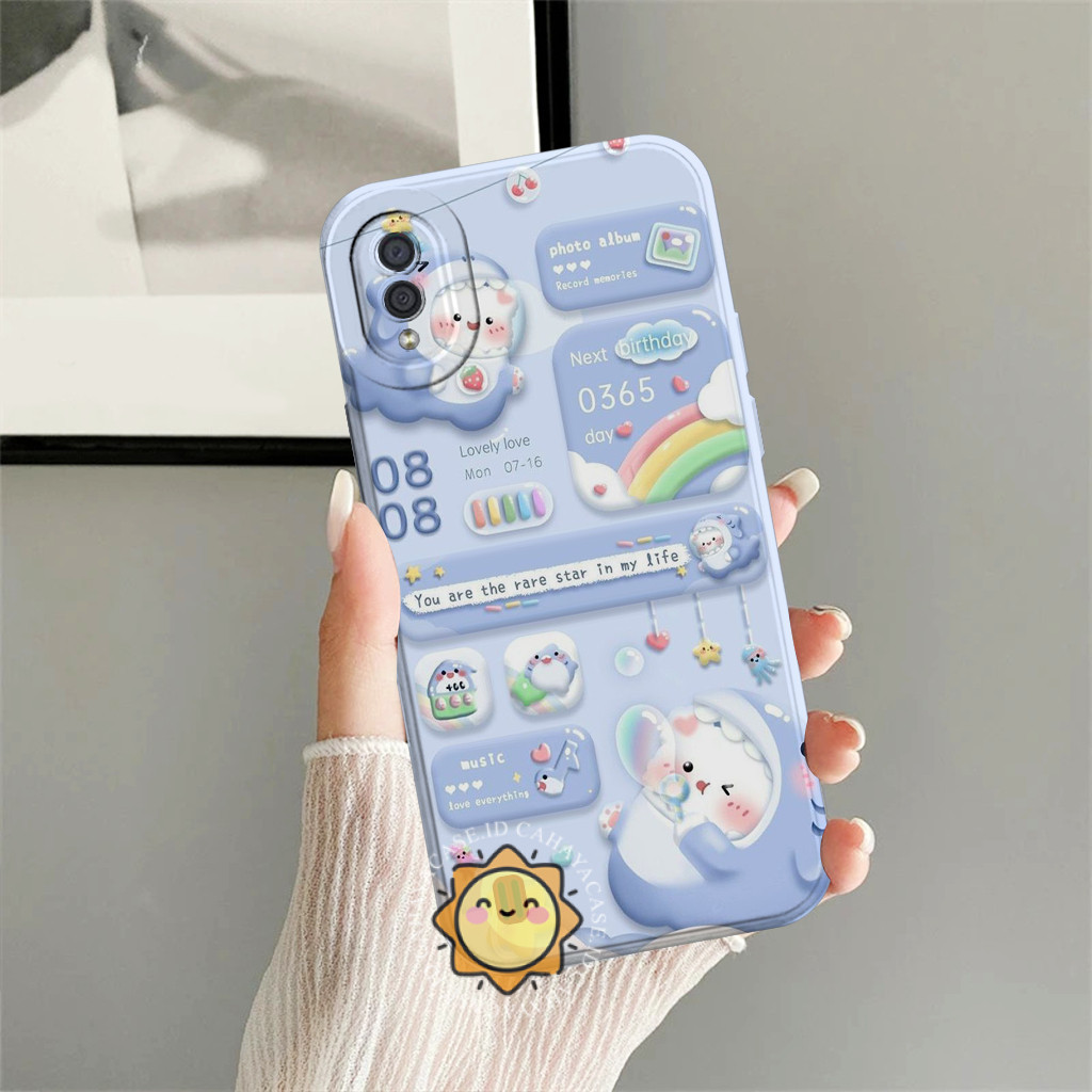 Samsung A01 / A01 Core Case Casing - Karakter Bear - Bumper Tpu - Silikon Lentur