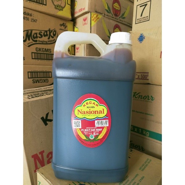 

Kecap Manis Nasional Jerigen 6kg Original Berkualitas