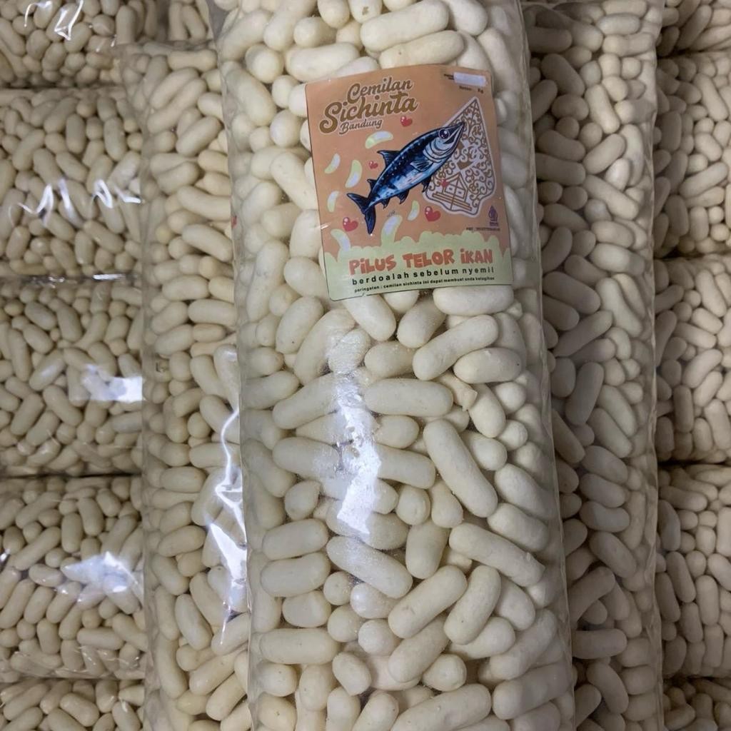 

800gr - Pilus Telur Ikan Original Cemilan Sichinta