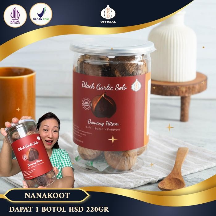 

Black Garlic Tunggal Hsd 220G - Fermentasi 90 Hari, 100% Alami Bpom Promo