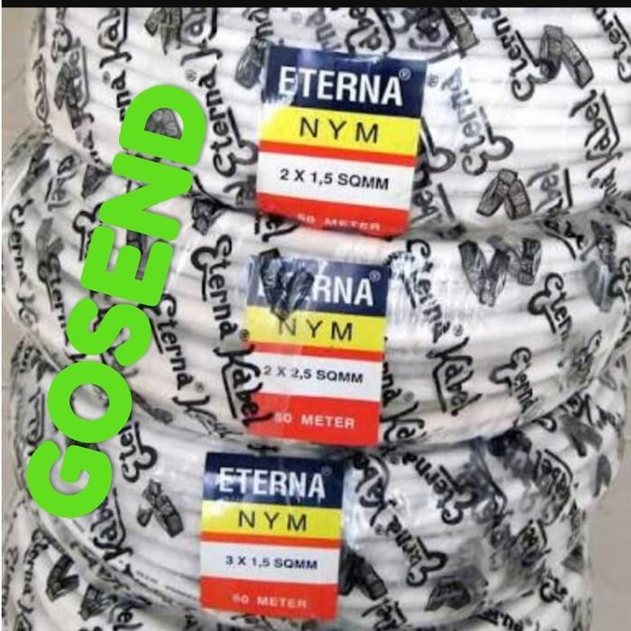 Kabel Eterna 2X1.5 1 Roll 50 Meter