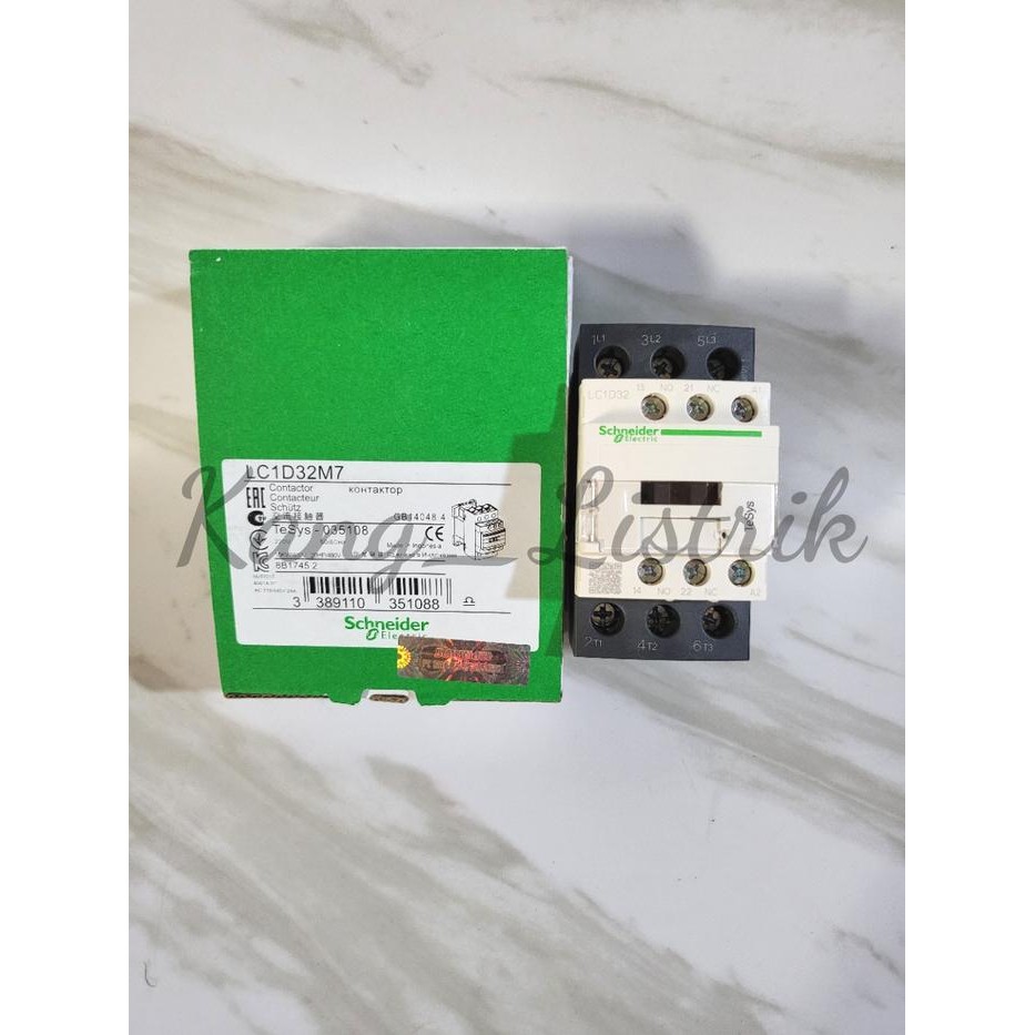 Kontaktor Schneider Lc1D32 / Magnetic Contactor Schneider Lc1D32M7