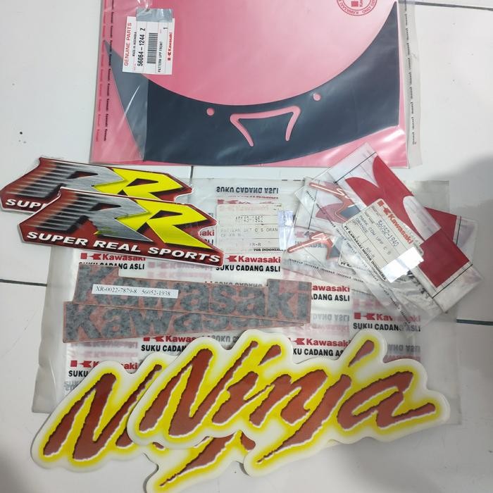 PREMIUM ORIGINAL striping ninja rr old orange 2007 kawasaki oren stiker