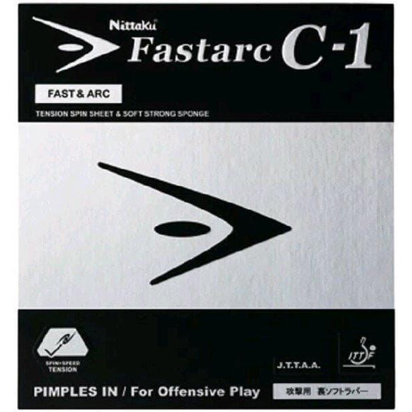 PREMIUM NITTAKU FASTARC C1 Karet Bet Pingpong Tenis Meja ORIGINAL SEGEL