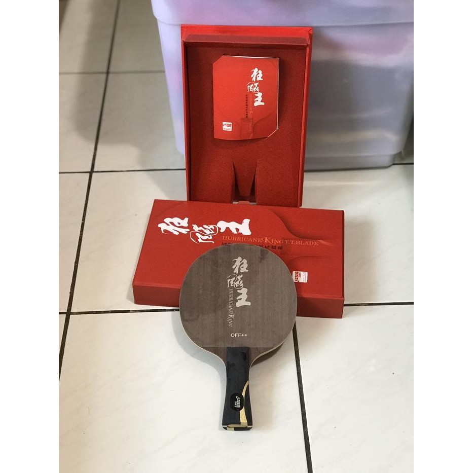 PREMIUM DHS BET PINGPONG HURRICANE KING LONG ORIGINAL