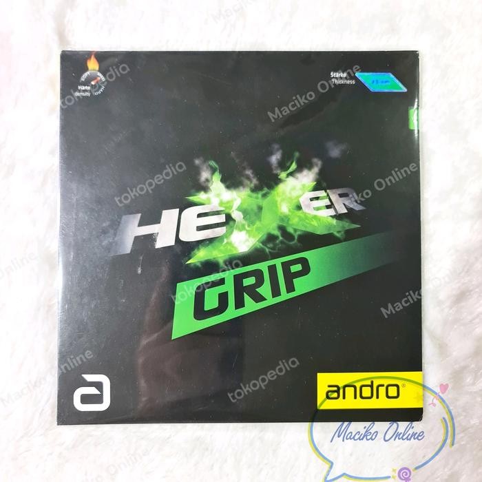 PREMIUM Andro Hexer Grip ~ Karet Bet Pingpong Andro Hexer Grip