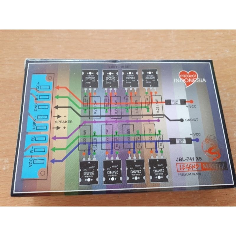 KIT SUPER DRIVER POWER AMPLIFIER HIGH DEFINITION FROM CREST AUDIO USA JBL-741 X5 NW-741 X2