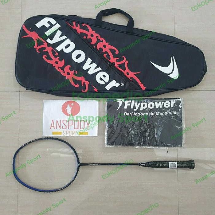 PREMIUM RAKET BADMINTON FLYPOWER ENIGMA 900 V3 ORIGINAL