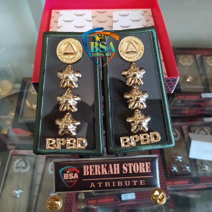 PREMIUM PANGKAT BPBD GOLONGAN 4B LIST KHAKI - EXCLUSIVE