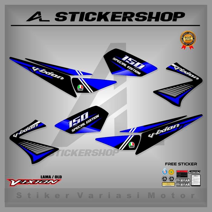 PREMIUM STRIPING VIXION OLD / LAMA / STIKER VIXION OLD / LAMA / STICKER VIXION / STIKER MOTOR /