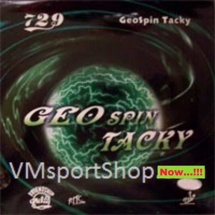 PREMIUM Friendship 729 Geo Spin Tacky - Karet Rubber Bet Pingpong