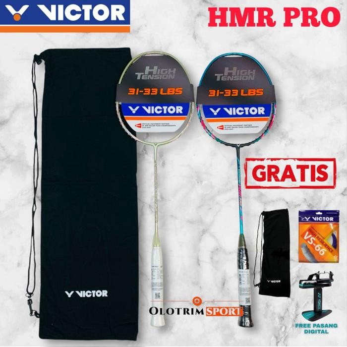 PREMIUM Raket Badminton VICTOR THRUSTER HMR PRO 33LBS TK Original
