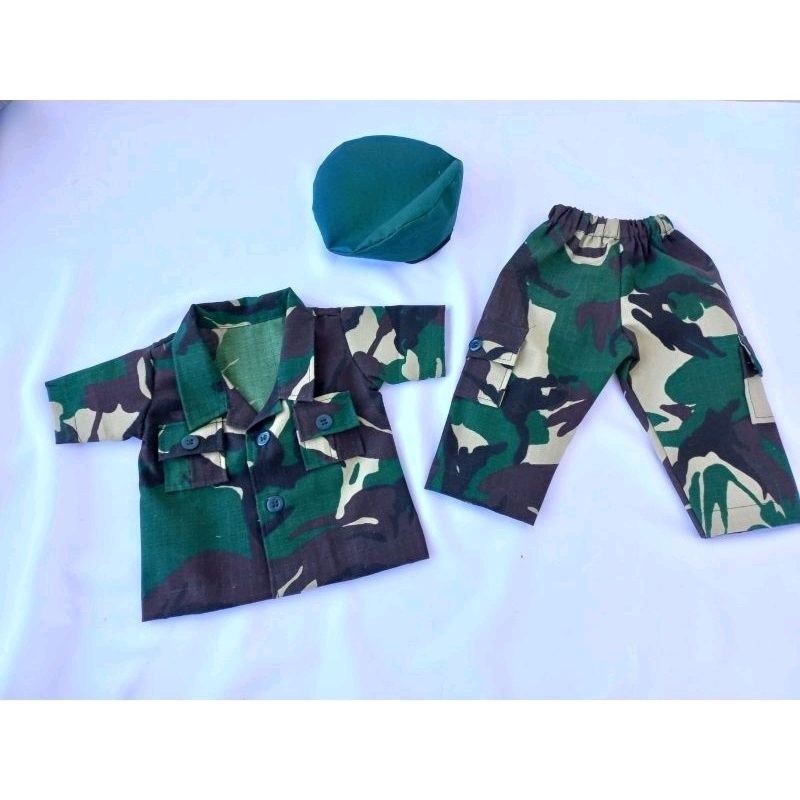 NEW KATALOG KOSTUM FOTO NEWBORN BAJU TENTARA BAJU TNI NEWBORN