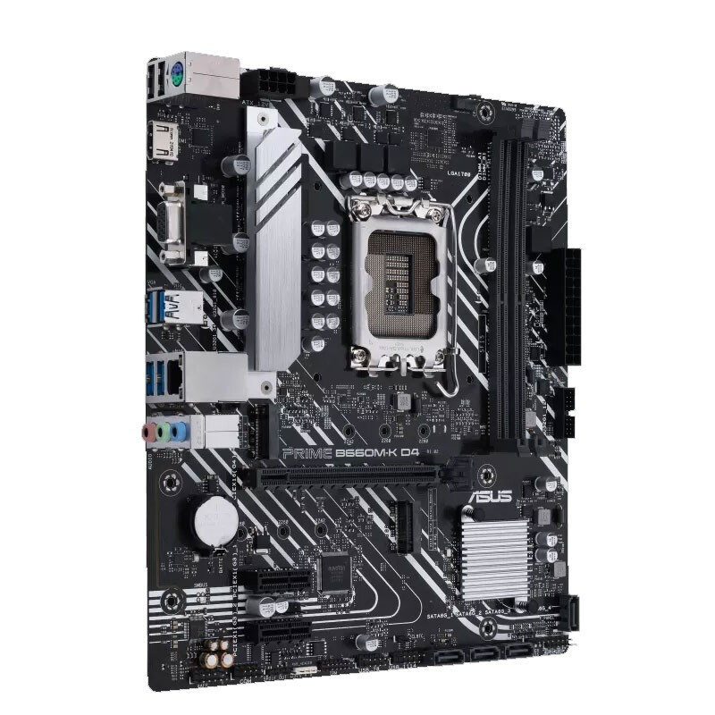 ASUS PRIME B660M-K D4 LGA 1700 DDR4 Motherboard B660 Supports CPU i5 10400f i3 12100f 12400f
