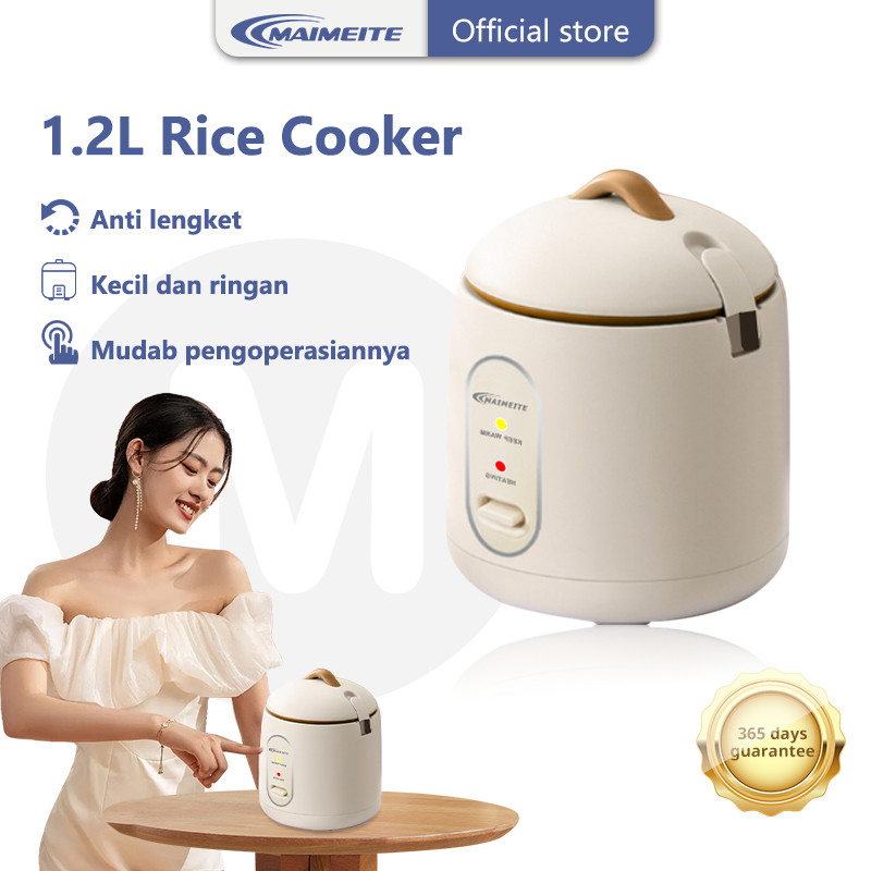 MAIMEITE Magic Com 1.2 liter Penanak nasi Kecil dan portabel Low watt Rice Cooker