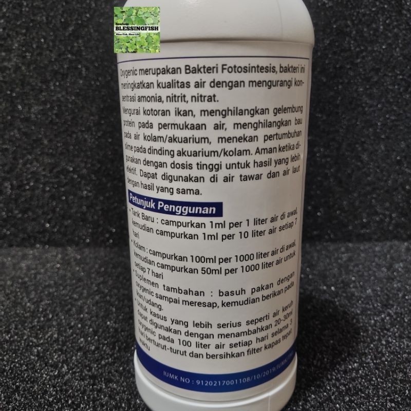 Oxygenic Bakteri Starter Perikanan Probiotik Oxygenic Aquarium Aquascape