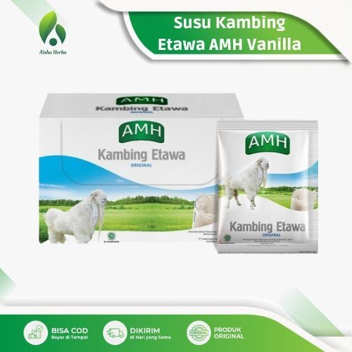 

Susu Kambing Etawa AMH Jahe Merah dan Vanila 10 Sachet