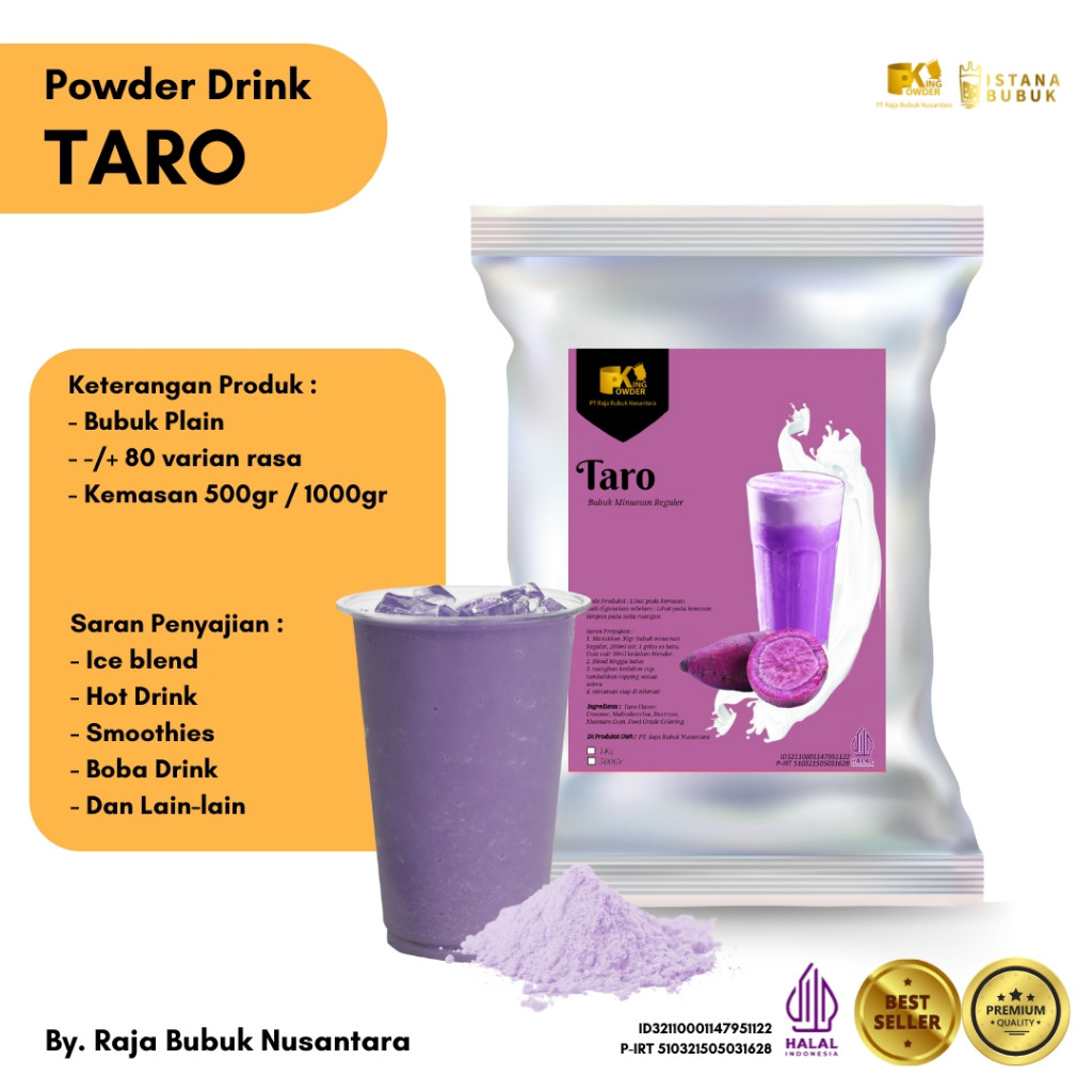

Bubuk Taro 1Kg Bubuk TARO 1KG Bubuk Minuman Taro 1Kg