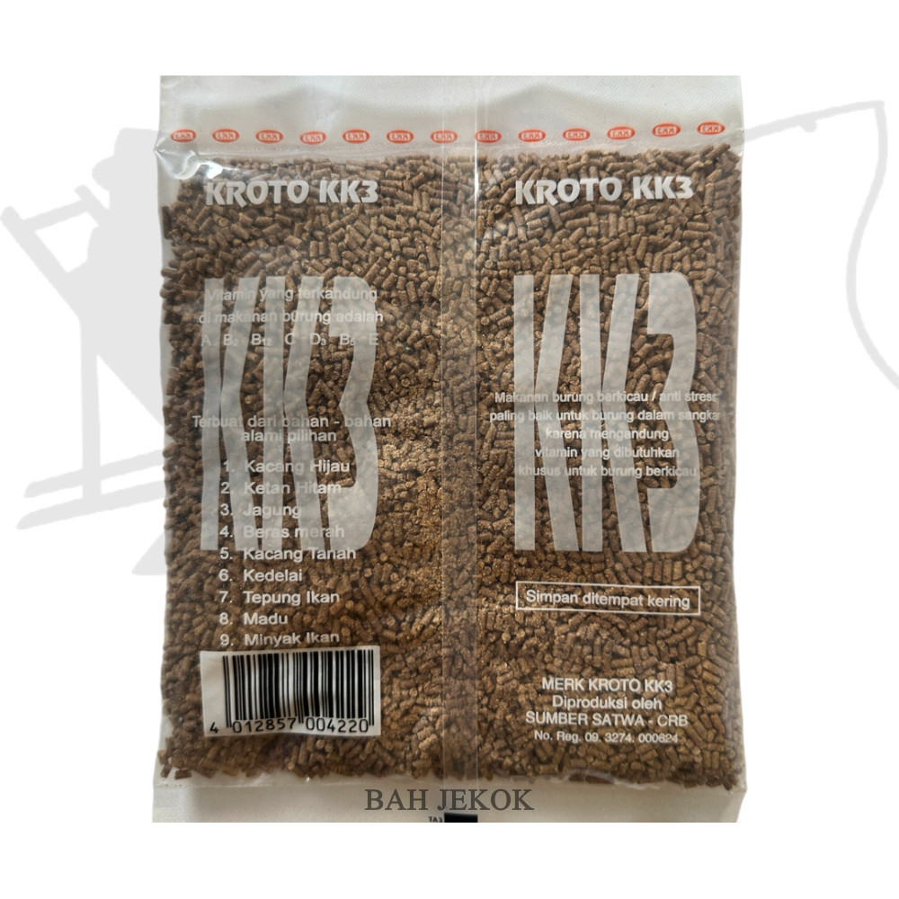 Pakan burung Kroto KK3 untuk semua jenis burung berkicau (10 bungkus)
