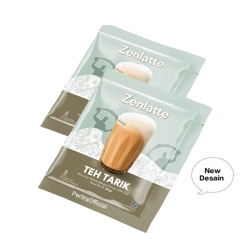 

Minuman Segar Zenlatte Thai Tea, Teh Tarik, Matcha,Brown Sugar