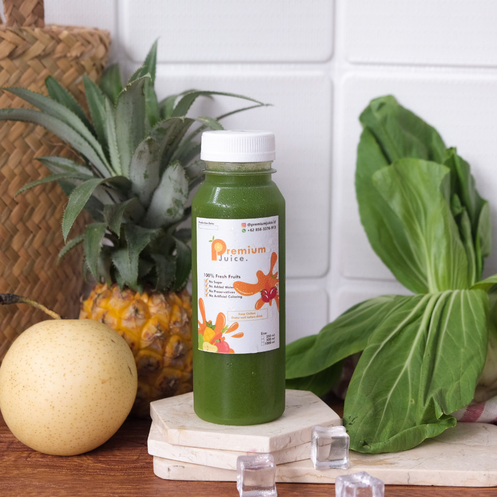 

Pure Pokcoy Mix Fruits Series - Cold Pressed Juice -Murni100%