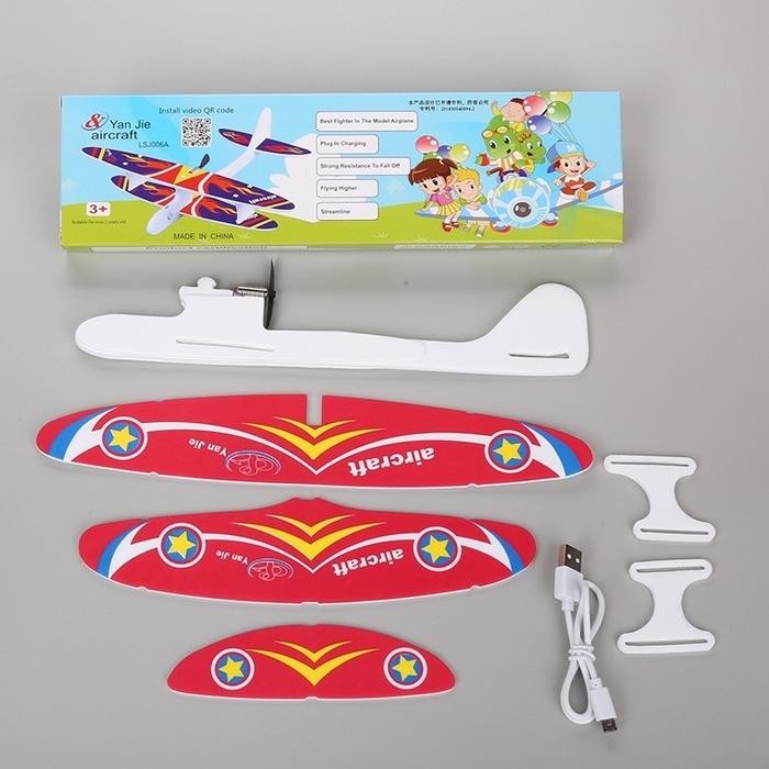 SALE PESAWAT TERBANG ELEKTRIK BAHAN BUSA BISA DI CAS ULANG UNTUK ANAK