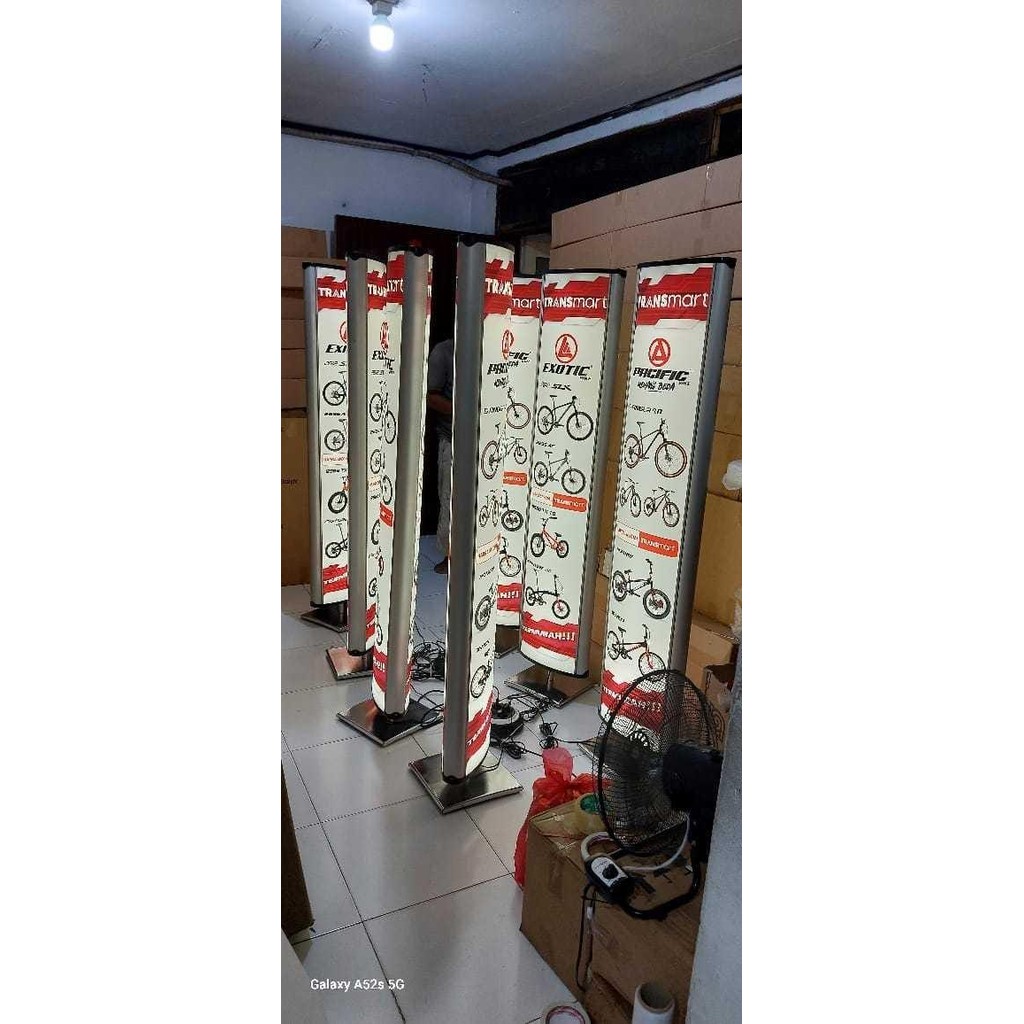 Rotary Light Box / Stand Light Box / Neon Box Berdiri Terlaris