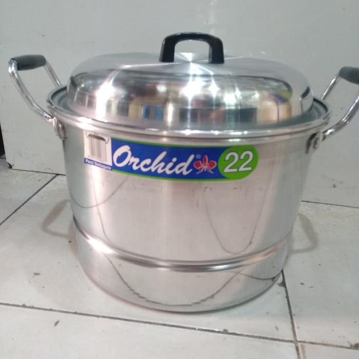 New Produk Panci Dandang/ Panci Kukus/ Panci Serbaguna Orchid 22 Cm Wql11