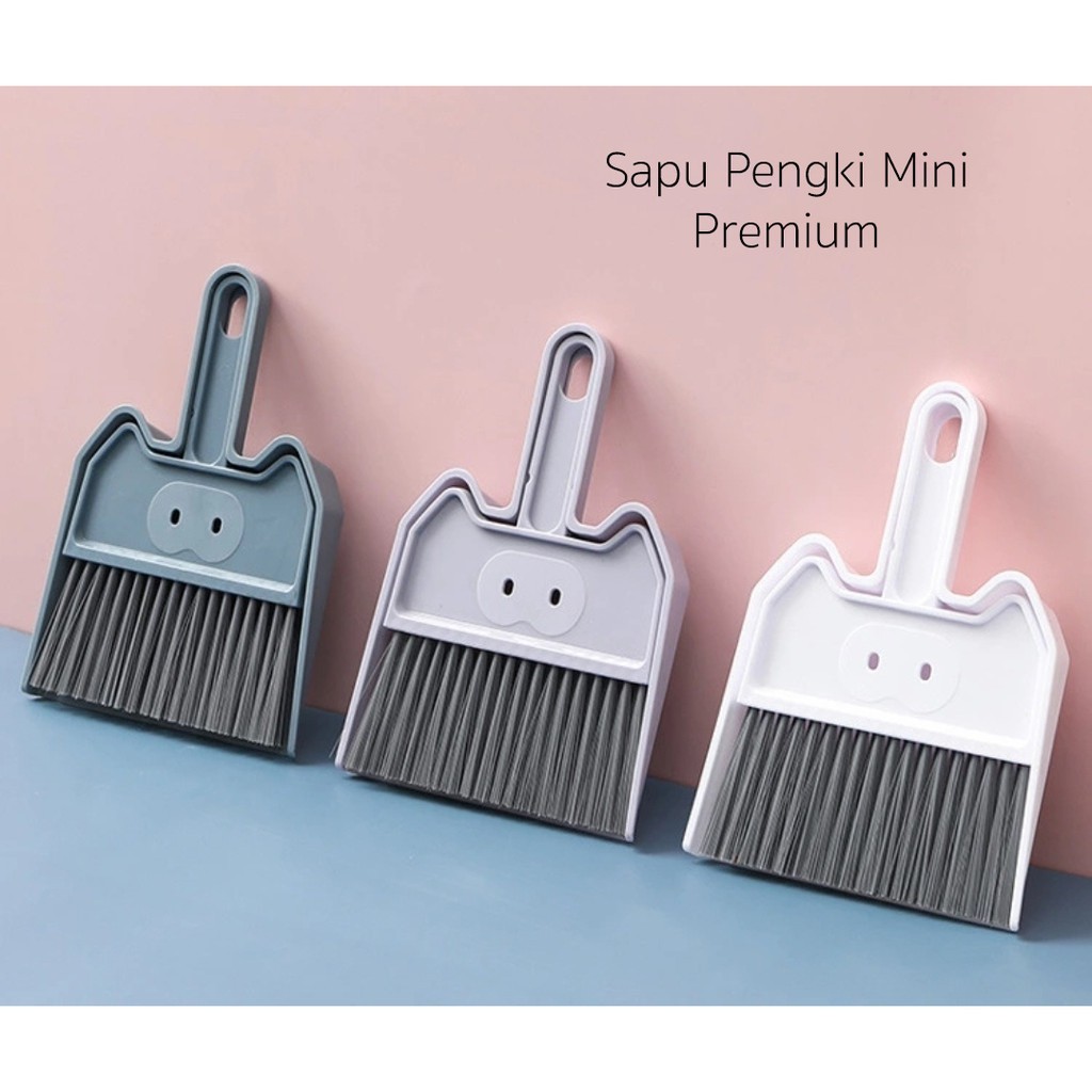 Limited Ha 52 Sapu Set Pengki Mini Size Premium Plastik Tebal