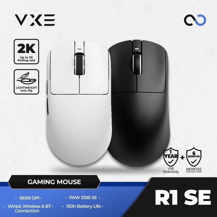 VGN VXE R1 SE / SE+ 2K Wireless Light Weight Gaming Mouse
