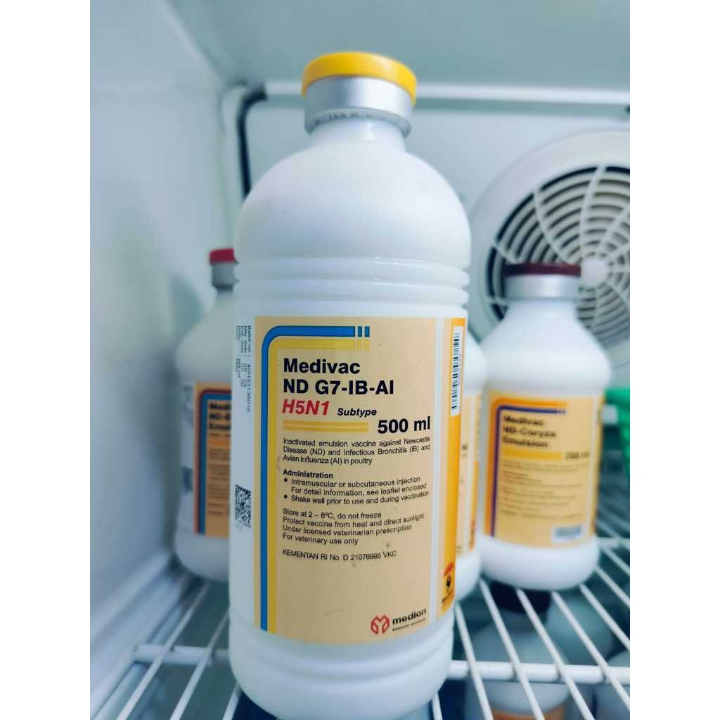 Medivac ND G7-IB-AI H5N1 50/25 ML Untuk Ayam Ung