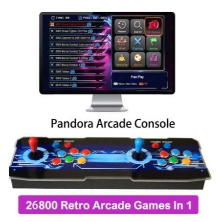 PANDORA 19S Arcade Games Fighting Stick 3D Game Box Retro Video Game DINGDONG Arcade