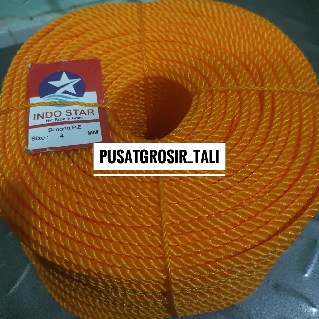 Tali 4mm / Tali Tambang 4mm PE 1 ROL Murah