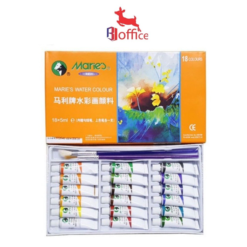 

WATER COLOUR CAT AIR MARIES 18 COLOURS E1327