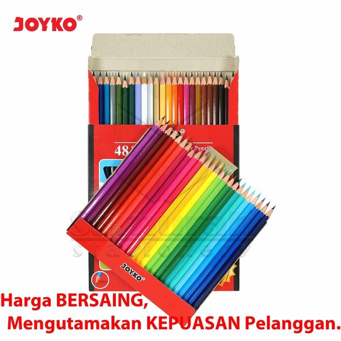 

Art - Pensil Warna Joyko Cp 48 Pb Isi 48 Warna Panjang / Color Pencil 48 Colors Long Cp-48Pb