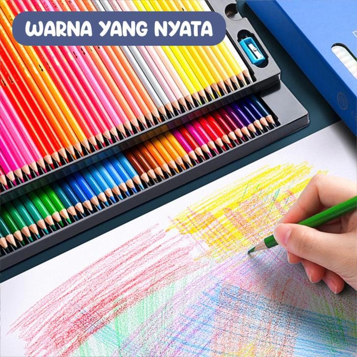 

Art - Pencil Color Pensil Warna Minyak Pencil Color Set High Grade 48/72/120 Warna High Grade Oil