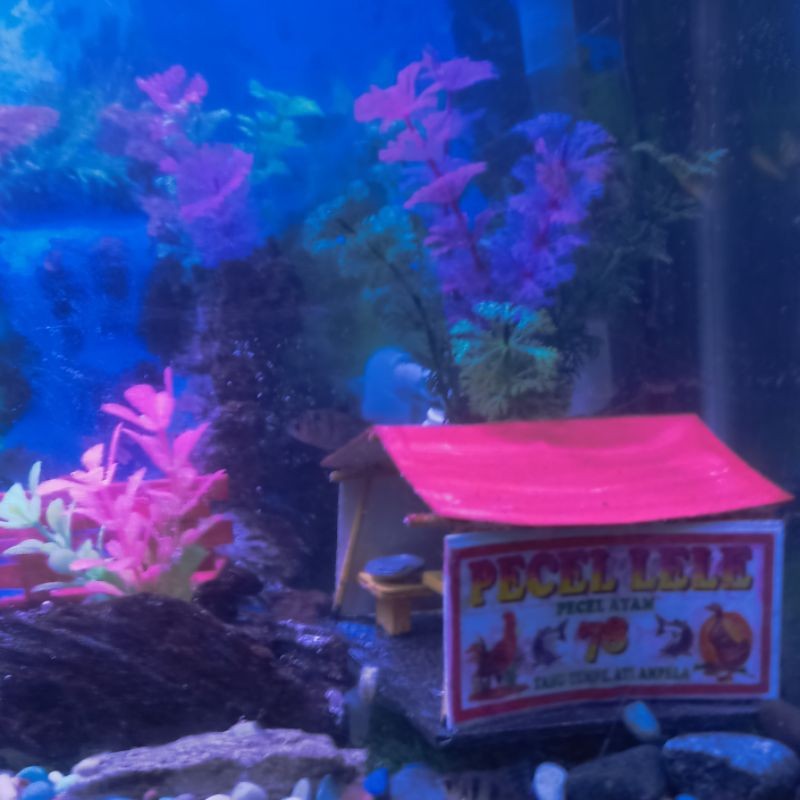 diorama miniatur warung pecel lele