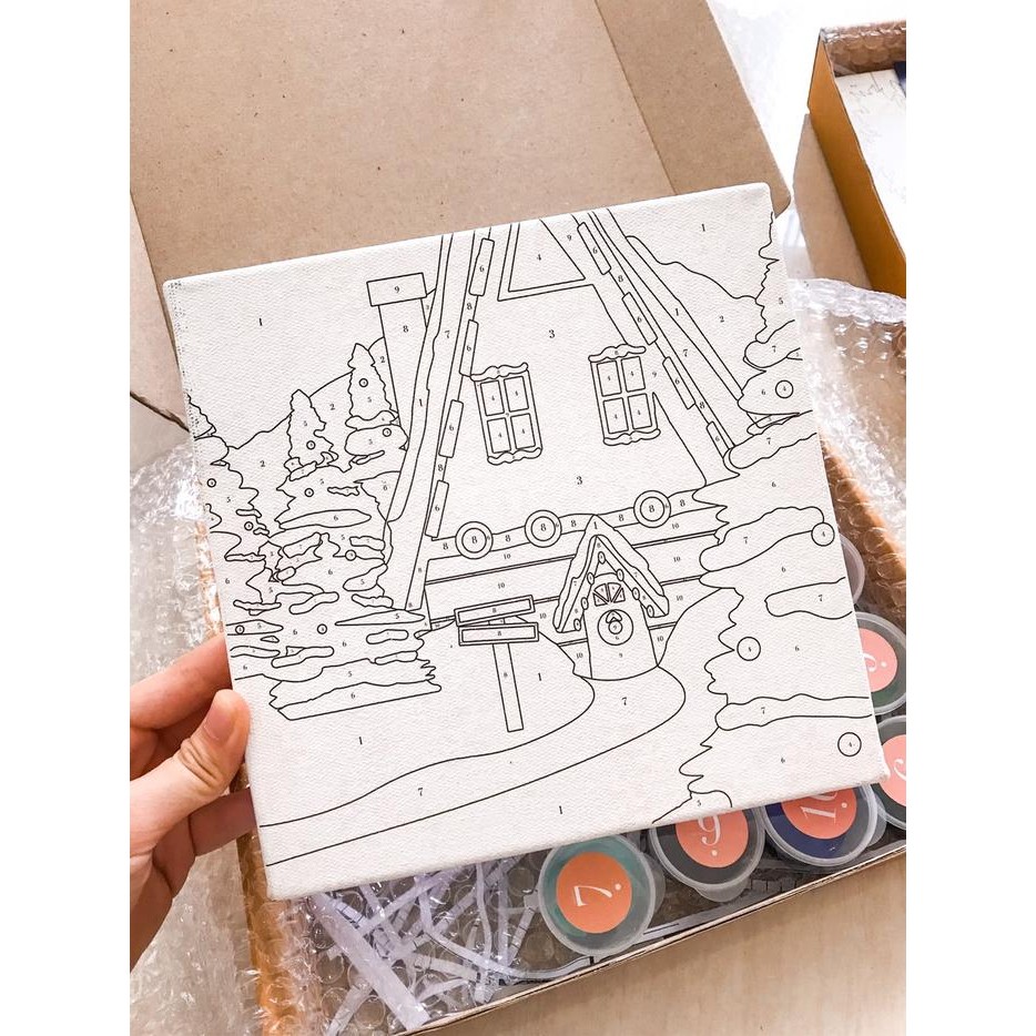 

Art - Paint By Number [Inn] Bypainters Painting Set 20X20 10 Colours