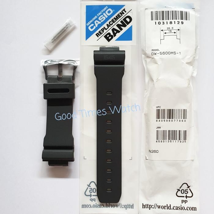 Strap G-Shock Dw-5600Ms / Dw-5600 / Casio Original