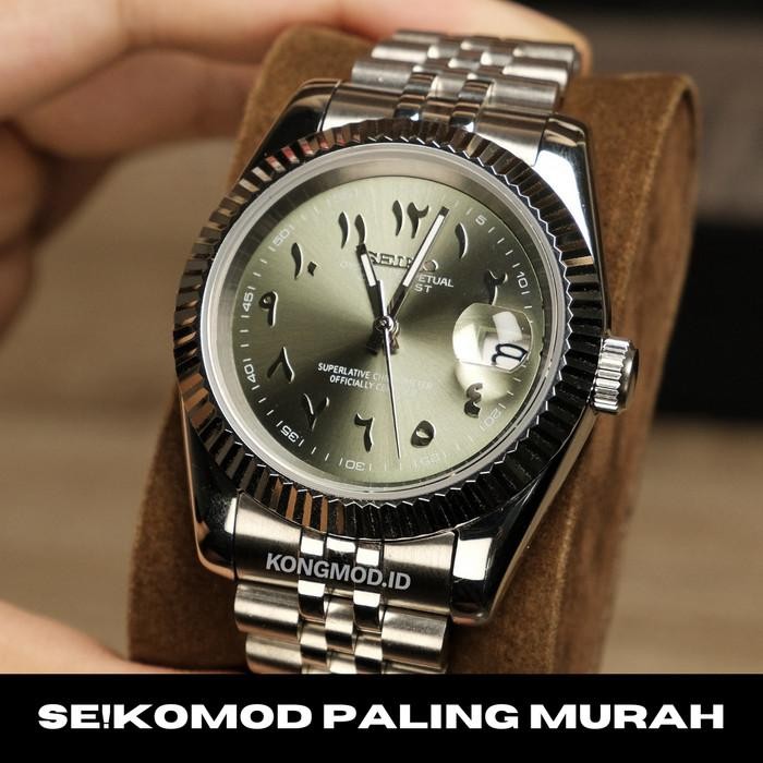 Seiko Datejust Arabic Green