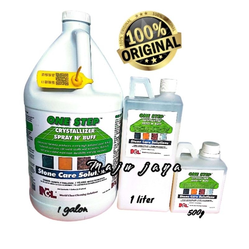 ONE STEP klistarisasi/Cristal cair marmer granit JD krincong