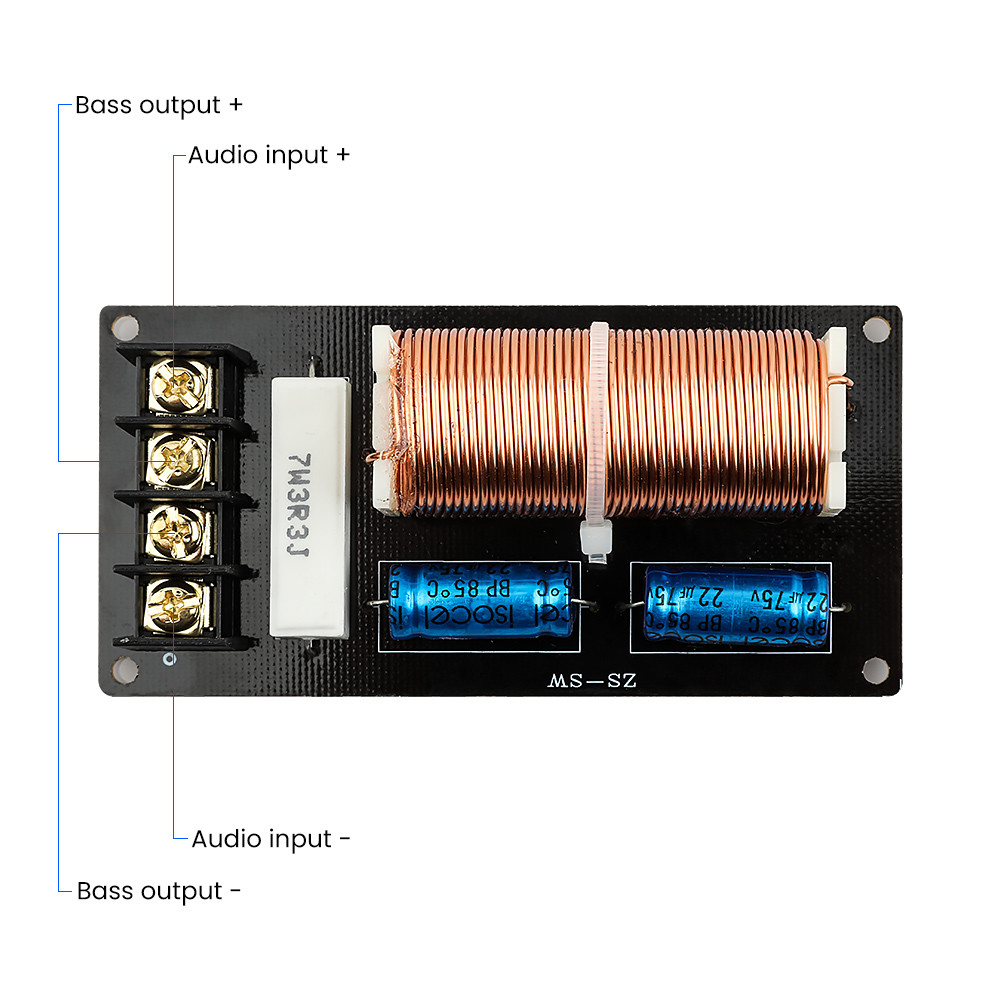AIYIMA 300W Subwoofer Crossover High Power Audio Speaker Frequency Divider Filter For Home Theater 3