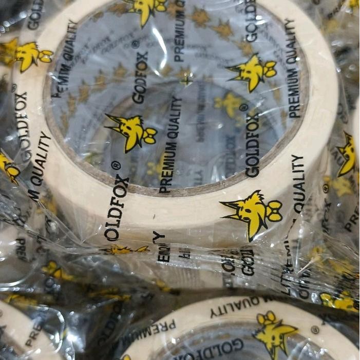 

Neosign - Masking Tape/Lakban Kertas Goldfox 2Inch 48Mmx20Mtr (Min 1Dus=48Roll)