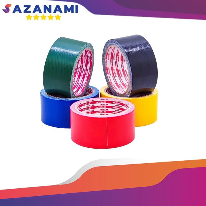 

Neosign - 1 Box Lakban Kain Hitam 2" Inch X 8M Sazanami Cloth Tape (Gojek)