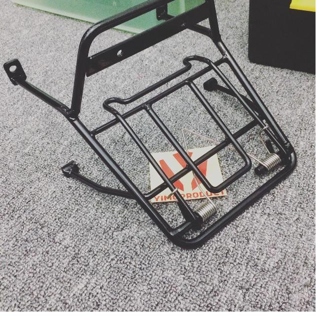 Rak depan motor yamaha yt115 warna hitam behel begel rack rx